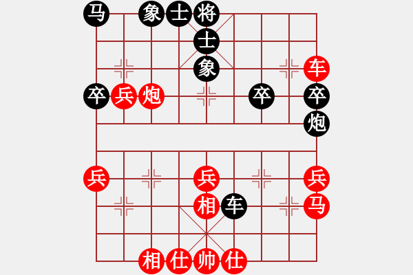 象棋棋譜圖片：thanhtu(7段)-和-進(jìn)賢玉(6段) - 步數(shù)：40 