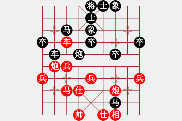 象棋棋譜圖片：省農(nóng)科院王永清（負(fù)）鐵五局黃明昌 - 步數(shù)：40 