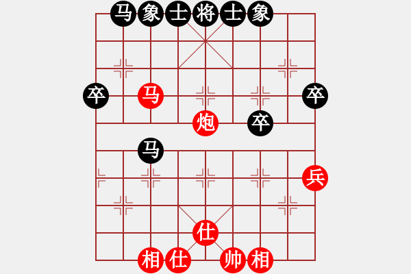 象棋棋譜圖片：磨棋石塊(6f)-負(fù)-琪中琪(天罡) - 步數(shù)：50 