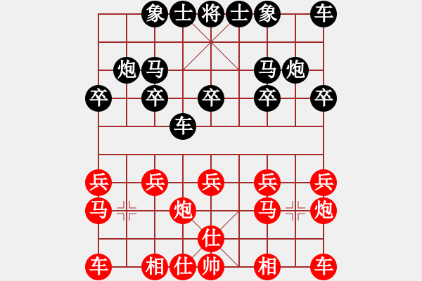 象棋棋譜圖片：3083232(草民) 勝 3262035(草民) - 步數：10 