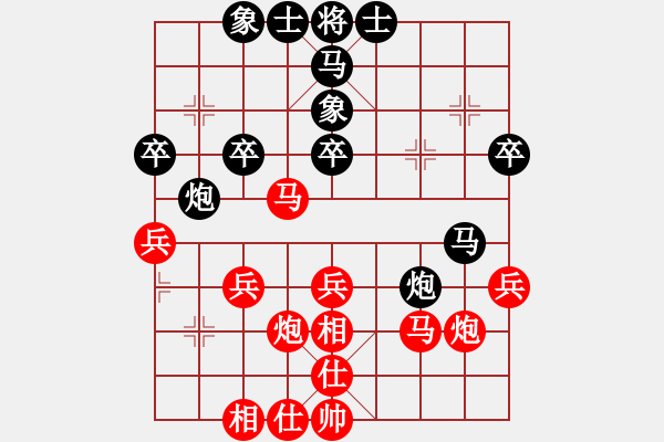 象棋棋譜圖片：3083232(草民) 勝 3262035(草民) - 步數：40 