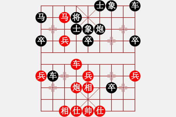 象棋棋譜圖片：David[業(yè)6-3]先勝難得糊涂[業(yè)6-2] - 步數(shù)：40 