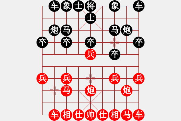 象棋棋譜圖片：棋友-魚(yú)鳥(niǎo)[575644877] -VS- 夜空精靈[907976121] - 步數(shù)：10 