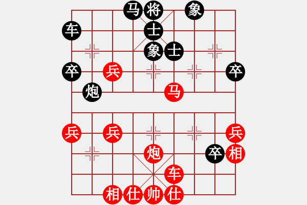 象棋棋譜圖片：駱駝(1段)-勝-潛江十連冠(5級(jí)) - 步數(shù)：40 