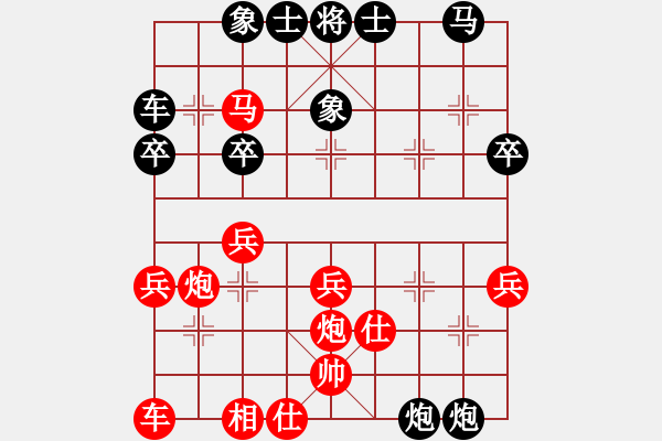 象棋棋譜圖片：瘋誤九天 負(fù) 番號XXX - 步數(shù)：40 