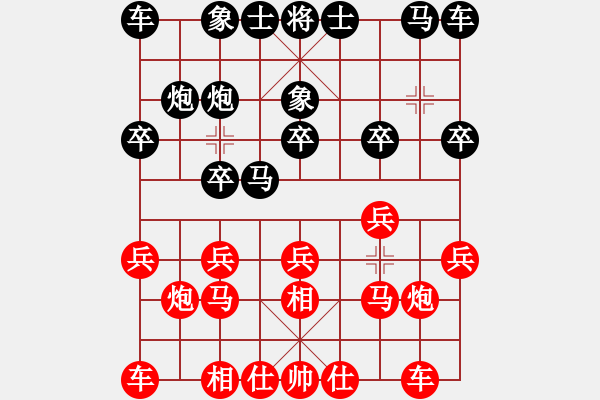 象棋棋谱图片：皮传洪 先和 王晓华 - 步数：10 