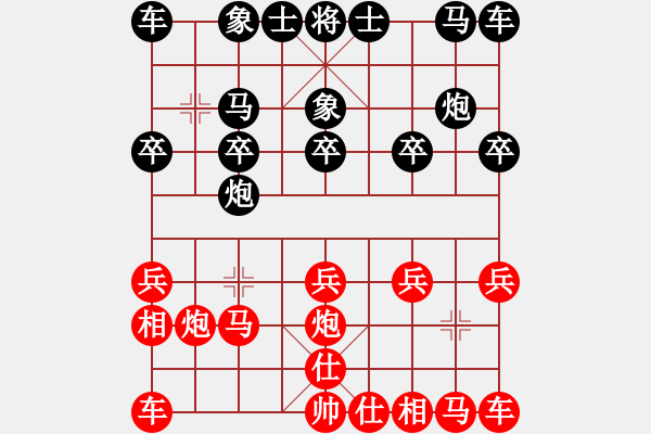 象棋棋譜圖片：廈門(mén)象嶼 陳泓盛 和 北京威凱＆金環(huán)建設(shè)京冀聯(lián)隊(duì) 申鵬 - 步數(shù)：10 