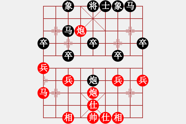 象棋棋譜圖片：donggonh(6段)-勝-武安君(6段) - 步數(shù)：30 