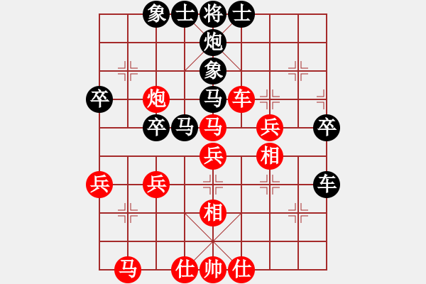 象棋棋譜圖片：齊魯五號(hào)(4r)-勝-十九妹(8級(jí)) - 步數(shù)：40 