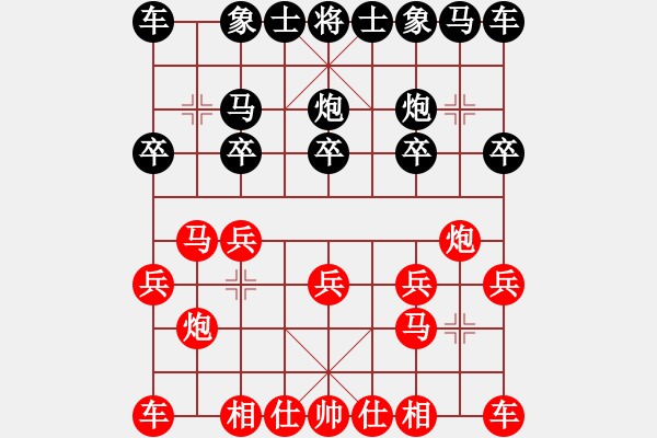 象棋棋譜圖片：敢死炮轉(zhuǎn)巡河炮1 - 步數(shù)：10 