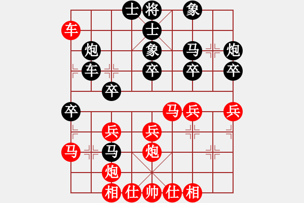 象棋棋譜圖片：測評 對方車走動過多 - 步數(shù)：32 