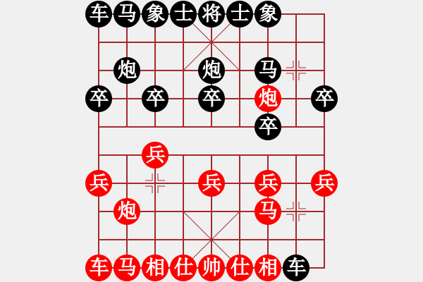 象棋棋譜圖片：弄巧成拙不靠譜VS鬧市問禪1(2012-4-28) - 步數(shù)：10 