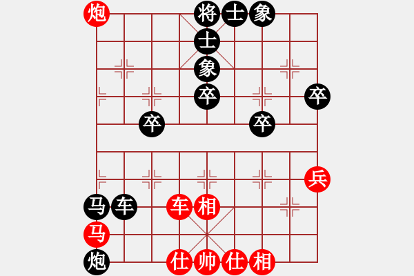 象棋棋譜圖片：2022.2.5.3中級(jí)場(chǎng)后勝過宮炮對(duì)進(jìn)7卒 - 步數(shù)：60 