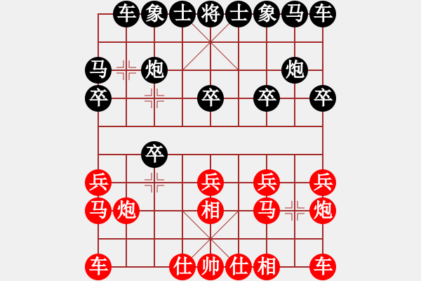 象棋棋譜圖片：pixivez(6星)-負(fù)-小兵欺車(9星) - 步數(shù)：10 