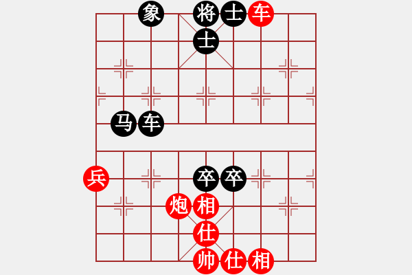 象棋棋譜圖片：無心[974587530] -VS- 市象棋比賽冠軍 - 步數：80 