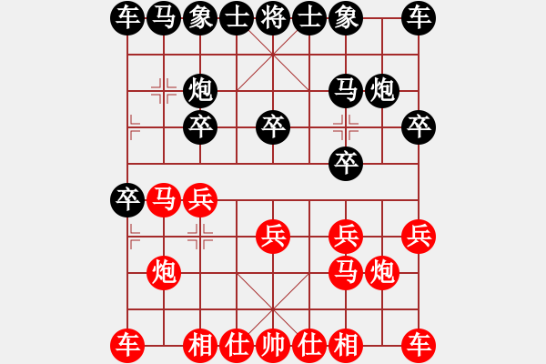 象棋棋譜圖片：廣東 陳富杰 和 廣東 李旭平 - 步數(shù)：10 