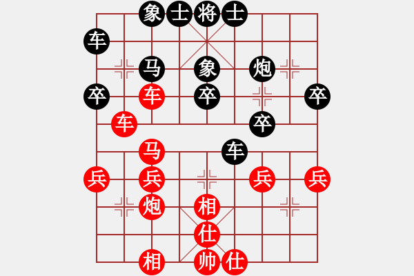 象棋棋譜圖片：zzl0257[紅] -VS- 君臨天下778899[黑] - 步數(shù)：40 