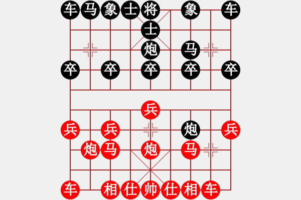 象棋棋譜圖片：王石杜光福(4段)-和-狼狼狼狼狼(3段) - 步數(shù)：10 