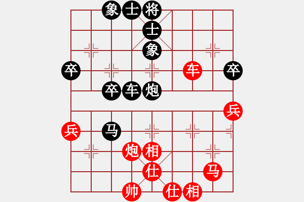 象棋棋譜圖片：王石杜光福(4段)-和-狼狼狼狼狼(3段) - 步數(shù)：60 