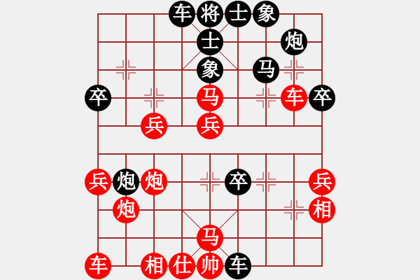 象棋棋譜圖片：鹿鳴酒家(9級)-負-魔鬼之吻(6段) - 步數(shù)：40 