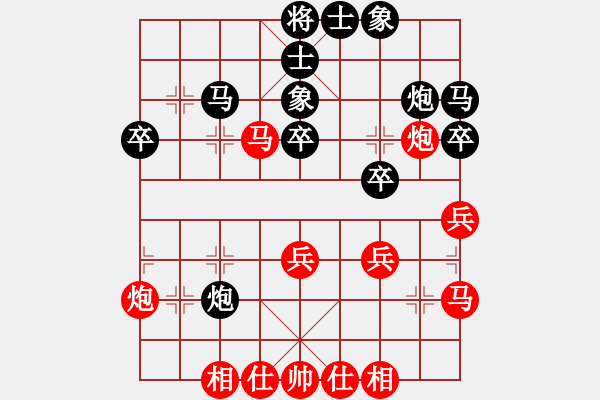 象棋棋譜圖片：廣東碧桂園 安娜 勝 黑龍江省棋牌運動管理中心 姜瑀 - 步數(shù)：40 