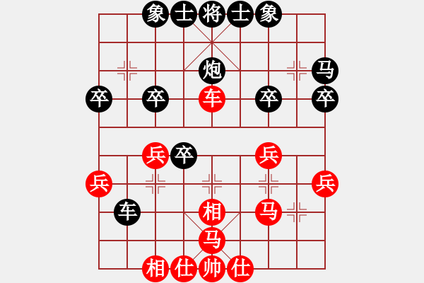 象棋棋譜圖片：一夜醒悟(6級)-勝-布局求敗(3級) - 步數(shù)：40 