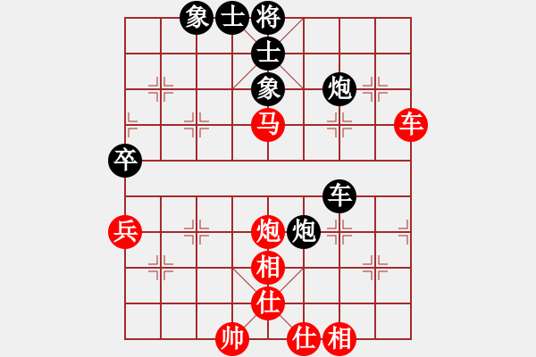 象棋棋譜圖片：tyoopyt(7弦)-和-參觀(北斗) - 步數(shù)：60 