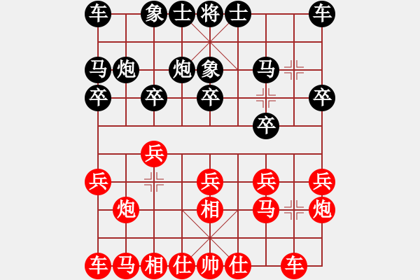 象棋棋譜圖片：2015年成都象棋名手賽D組 南充唐世文先負成都棋院許文章 - 步數：10 