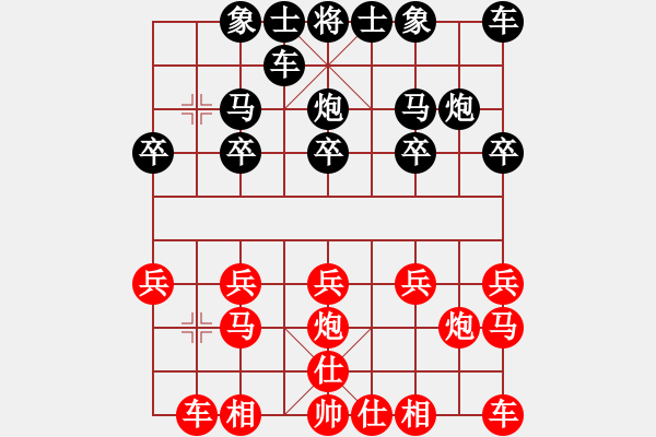 象棋棋譜圖片：嘴角揚(yáng)揚(yáng)[50129759] -VS- 小皮[562880432] - 步數(shù)：10 