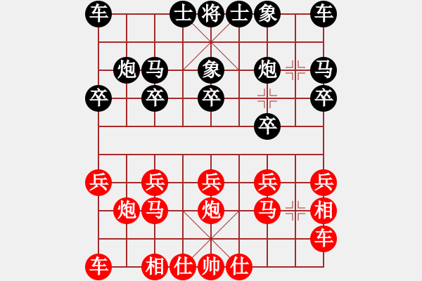 象棋棋譜圖片：棋友-魚aiq鳥[575644877] -VS- 生命--時(shí)間[383075617] - 步數(shù)：10 