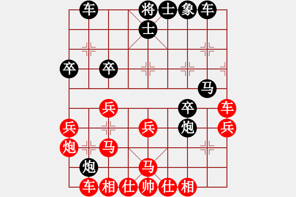 象棋棋譜圖片：4--1---黑先勝--雙車單馬雙炮三卒--卒7平8 - 步數(shù)：0 