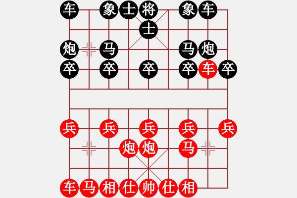 象棋棋譜圖片：芬蘭 鄧明高 勝 緬甸 CHEINKYI - 步數(shù)：10 