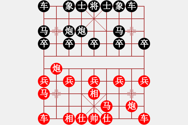 象棋棋譜圖片：奕天擂臺對局22 - 步數(shù)：10 