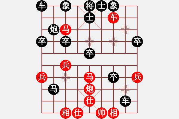 象棋棋譜圖片：東石高手[紅] -VS- 大刀[黑] - 步數(shù)：40 