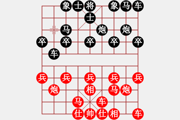 象棋棋譜圖片：永不瞑目(人王)-和-鷺島三劍(9段) - 步數(shù)：10 