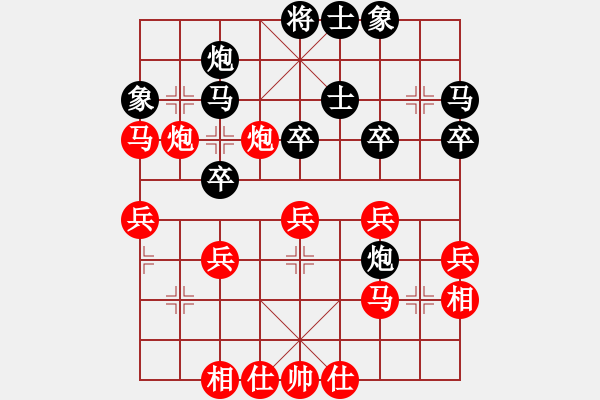 象棋棋譜圖片：安順大俠(月將)-和-thuong(月將) - 步數(shù)：40 