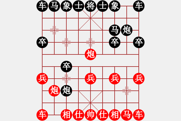 象棋棋譜圖片：仙人指路棄馬局速勝 棋域皇后 勝 不會(huì)下棋 - 步數(shù)：10 