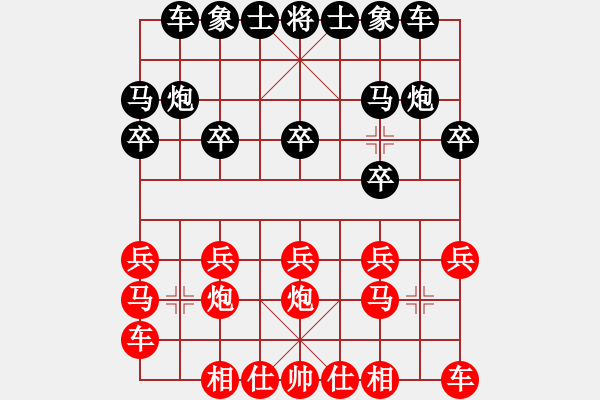 象棋棋譜圖片：一心一意【640324983】先勝第8局 2022-09－19 - 步數(shù)：10 