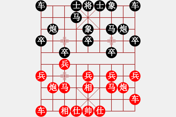 象棋棋譜圖片：2006年弈天外圍賽第一輪：星云戰(zhàn)神十(4r)-和-梁家軍無影(2級) - 步數(shù)：10 