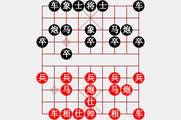 象棋棋譜圖片：關(guān)呂戰(zhàn)呂布[紅] -VS- bbboy002[黑] - 步數(shù)：10 