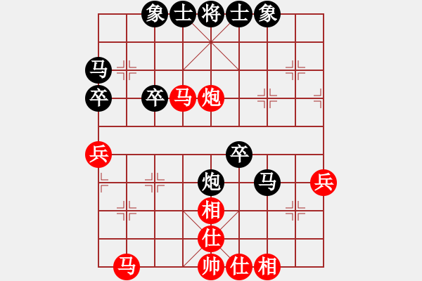 象棋棋譜圖片：1 - 步數(shù)：40 