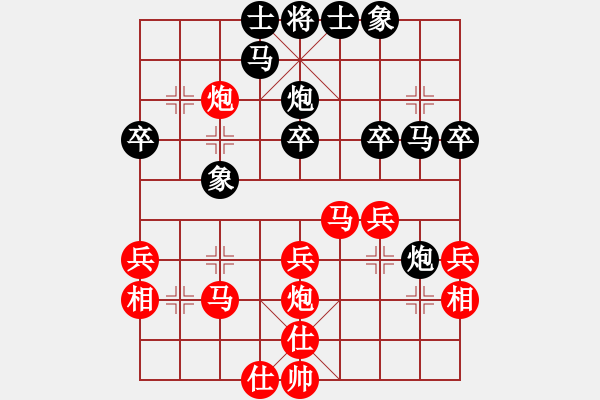 象棋棋譜圖片：中炮對(duì)左炮封車半途列炮 （5） - 步數(shù)：35 