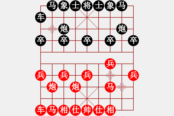 象棋棋譜圖片：玩家 - 步數(shù)：10 