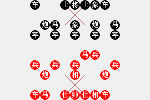 象棋棋譜圖片：葬心紅勝88丹霞山88【仙人指路飛相對卒底炮】 - 步數(shù)：10 