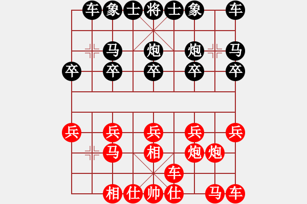 象棋棋譜圖片：金天河水(4段)-勝-錦州之星(2段) - 步數(shù)：10 