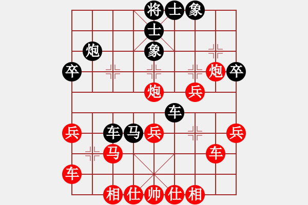 象棋棋譜圖片：賽文貓(6段)-勝-峽雨大俠(1段) - 步數(shù)：40 