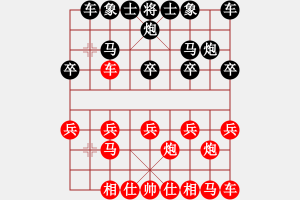 象棋棋譜圖片：過宮炮獻(xiàn)車絕殺：宜山321[紅] -VS- 熱血盟★大風(fēng)飛揚(yáng)[黑] - 步數(shù)：10 