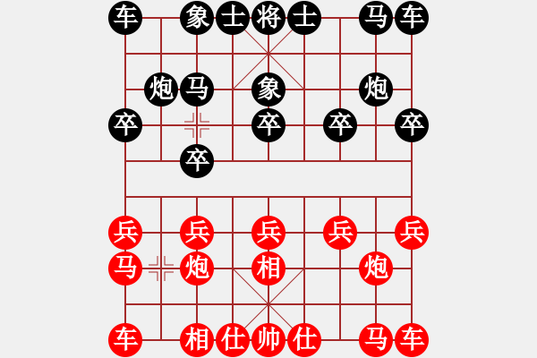 象棋棋譜圖片：我的 - 步數(shù)：6 