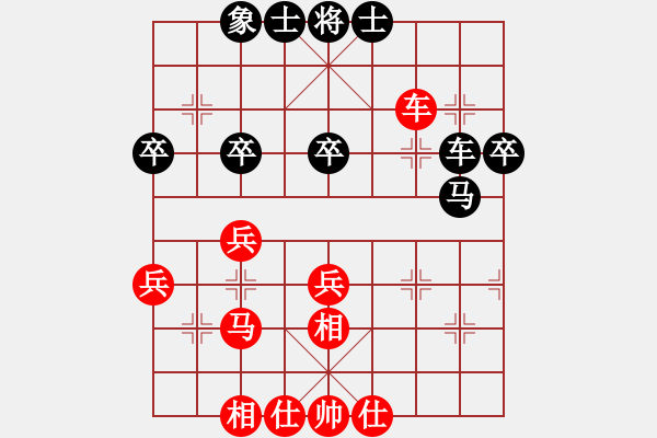 象棋棋譜圖片：戈戈(0舵)-負(fù)-bbboy002(1舵) - 步數(shù)：40 