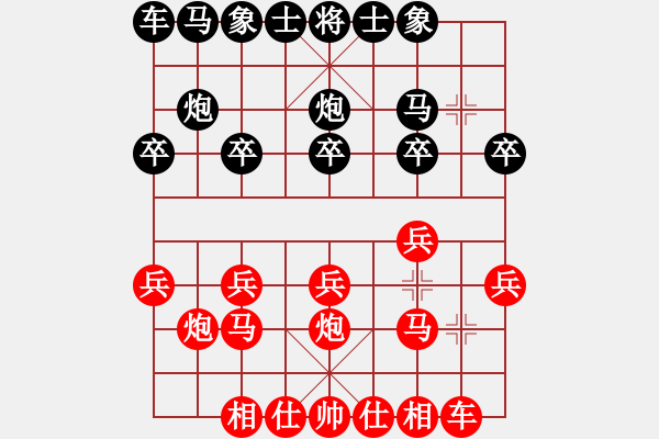 象棋棋譜圖片：1順炮直車橫車.xqf - 步數(shù)：15 